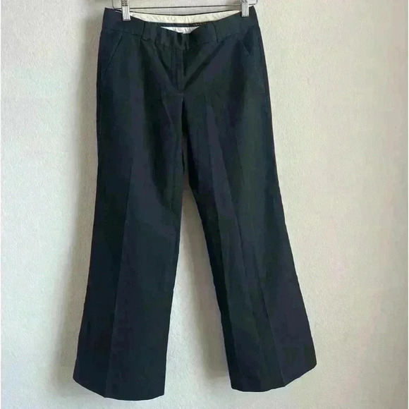 Theory Black Lightweight Women’s Flare Casual Pants with Pockets Size 2 - Picture 1 of 14